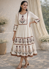 Kavya Mode Midi Dress