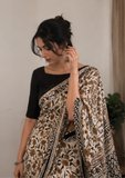 Savitri Flowers Modal Saree Set