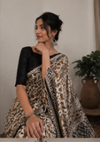 Savitri Flowers Modal Saree Set