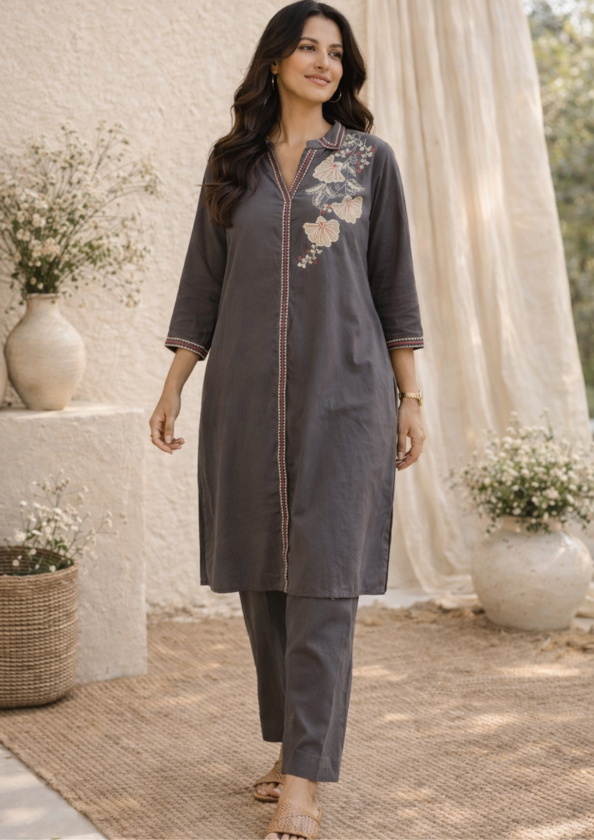 Cotton Karma Kurti Set