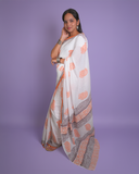 Orange quree RIVAJ saree set