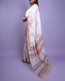 Orange quree RIVAJ saree set