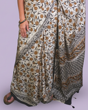 SAVITRI Flowers modal saree set