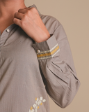 Pairplay FLORA Mushroom Grey Cotton Co-ord Set